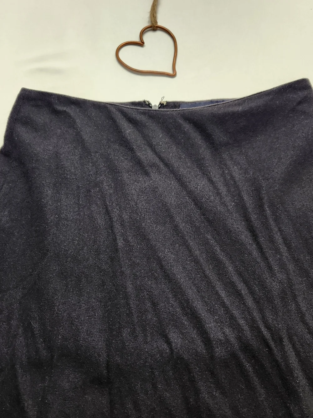 ⭐ Gap Wool Blend Maxi Skirt - Black Y2K Minimalist 90s Aesthetic - Sz 2 - Picture 2 of 7